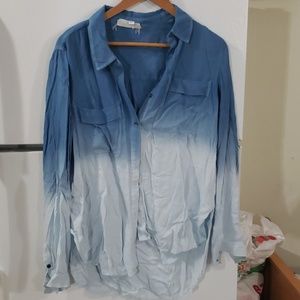 Iight bottom down blouse